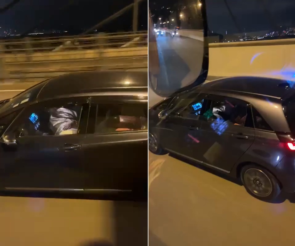 長髮妹車內疑幫駕駛口交!香港青馬大橋活春宮片瘋傳 目擊者:太誇張啦