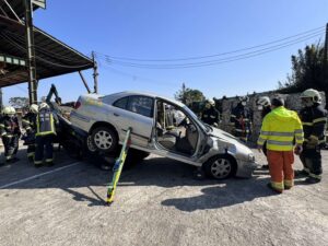 桃消圳頂分隊車禍救援訓練 強化救災執行能力