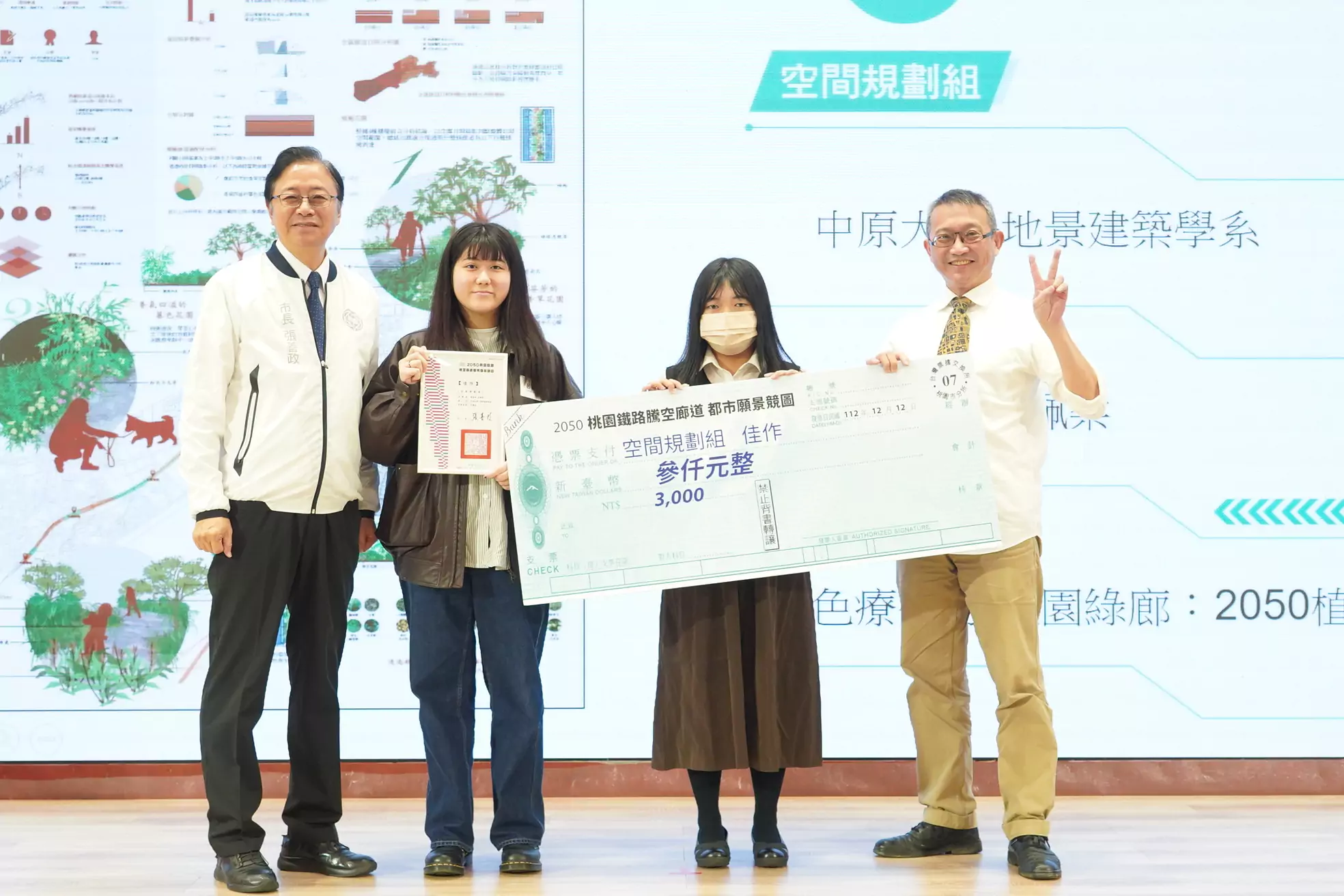 桃園都發局「鐵路騰空廊道都市願景競圖」得獎作品即起至12/19展出 桃園都發局「鐵路騰空廊道都市願景競圖」得獎作品即起至12/19展出