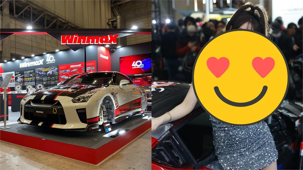 東京車展全場大砲「緊盯台灣正妹」無視車!上身渦輪竟比車兇..