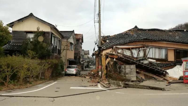 日本石川地震致6死 多人傷旅客滯留 日本石川地震致6死 多人傷旅客滯留