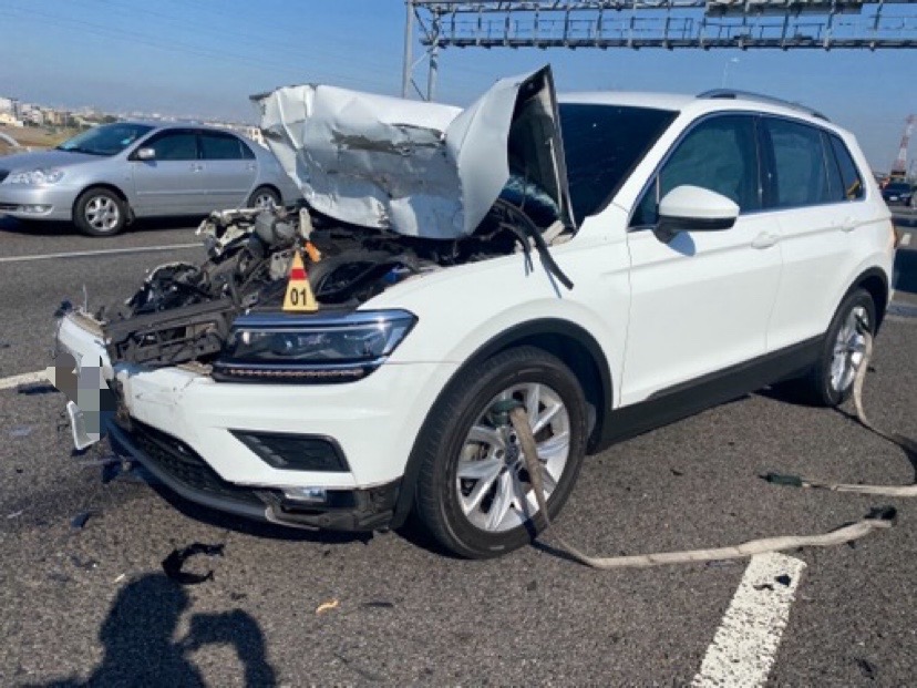 國道3號3車相撞!車流回堵3公里