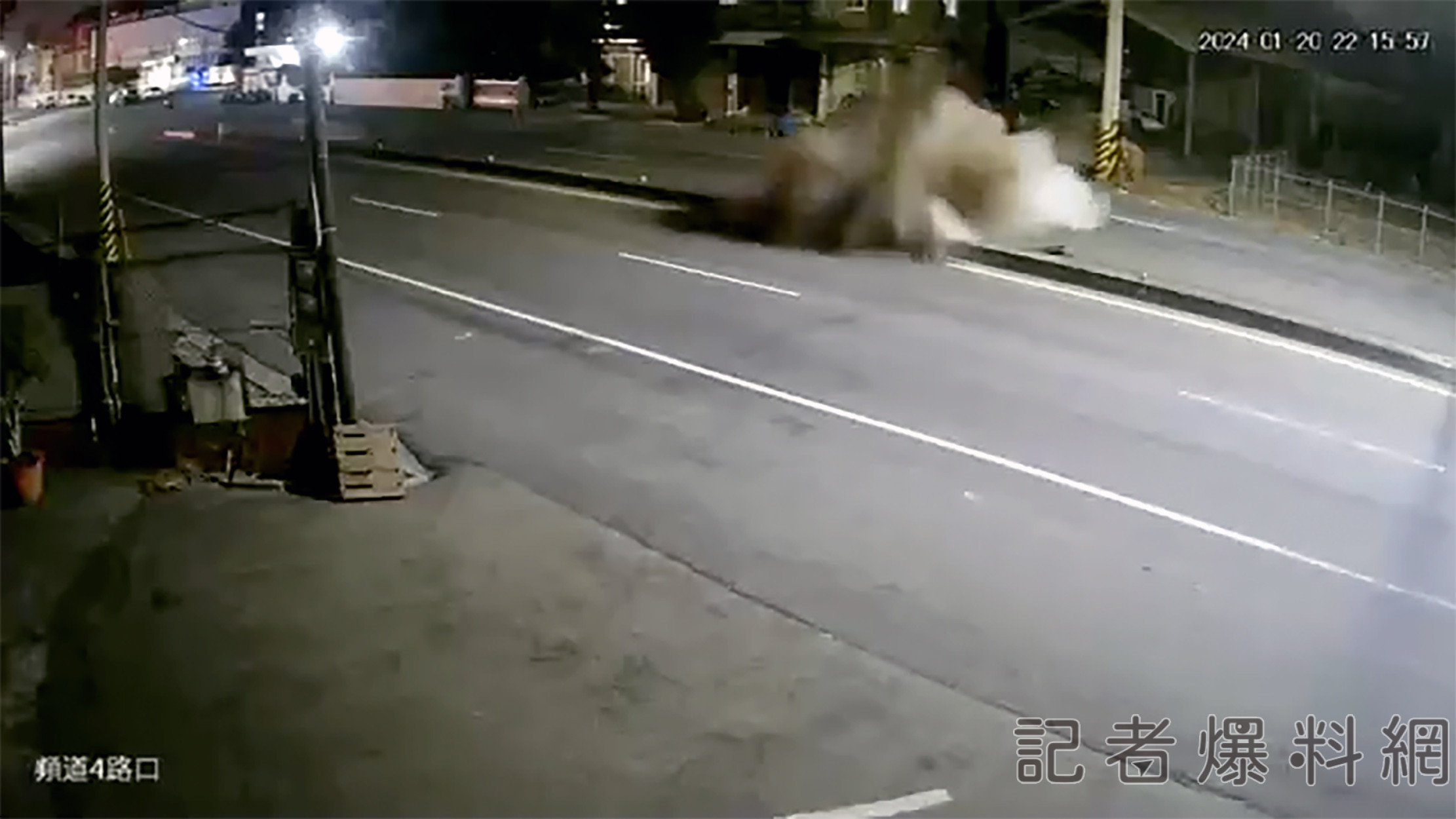 彰化瓦斯管測試竟失壓氣爆 幸無人傷亡