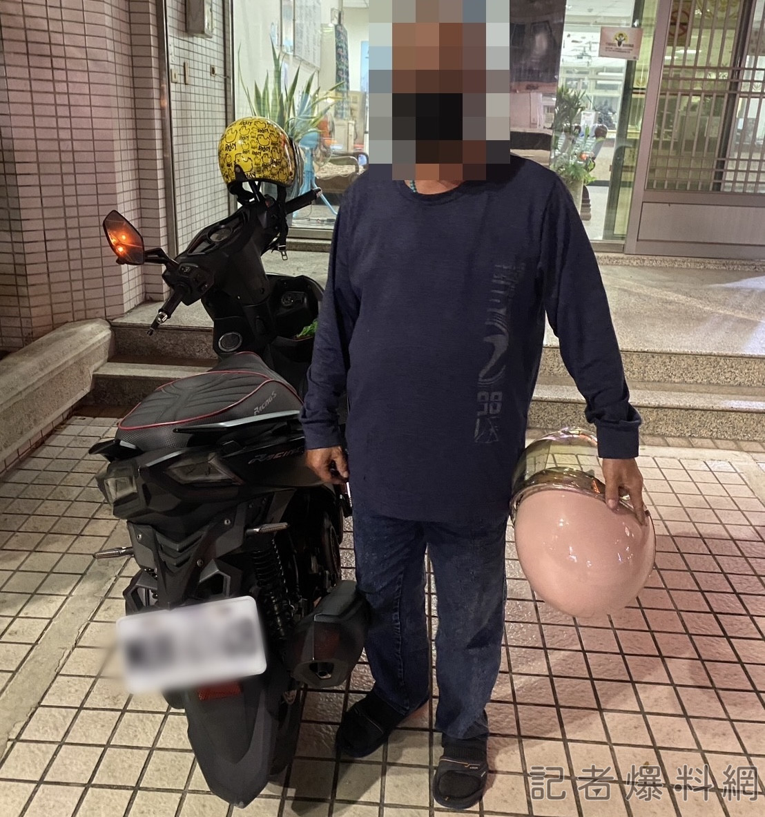 嫌偷1500元安全帽 警通知到案 他竟稱:「只是借用 要還時機車己不見」