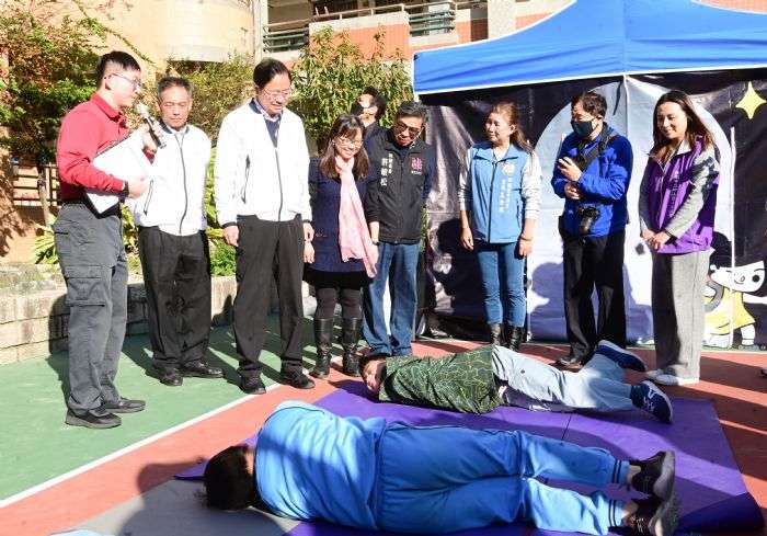 桃市國小全面推動防災訓練 首站中山國小登場 20240115131729903