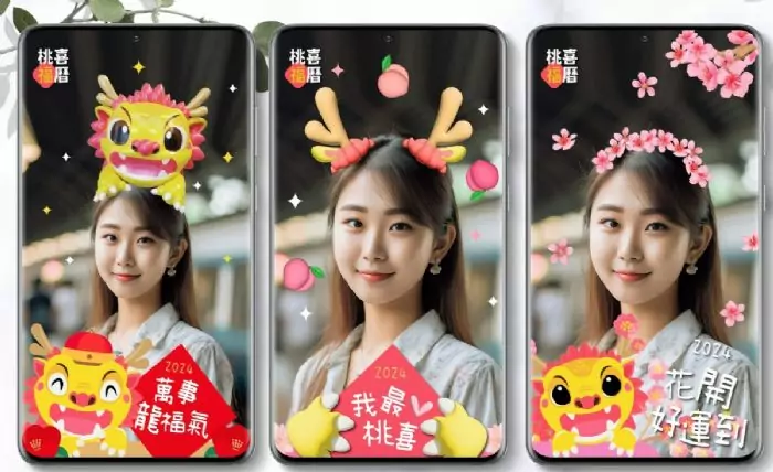 桃園人專屬!市府超Q月曆、濾鏡陪你過新年 20240123093133114
