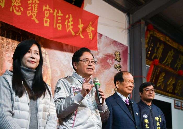 桃園慈護宮尾牙 張善政肯定廟方長期致力公益 20240127202958348