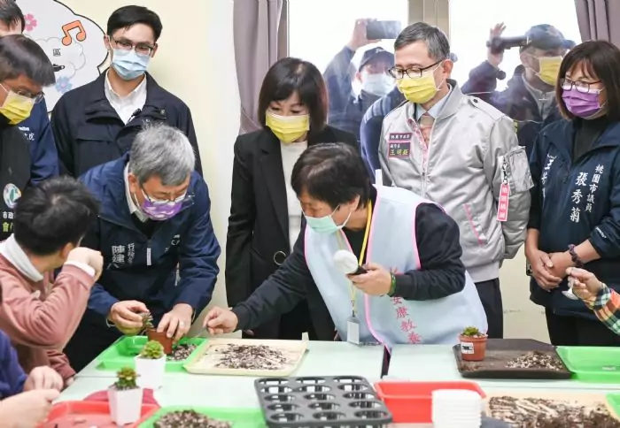 年節前慰問啟智教養院 王明鉅盼給予身障者更多支持 20240129152102407