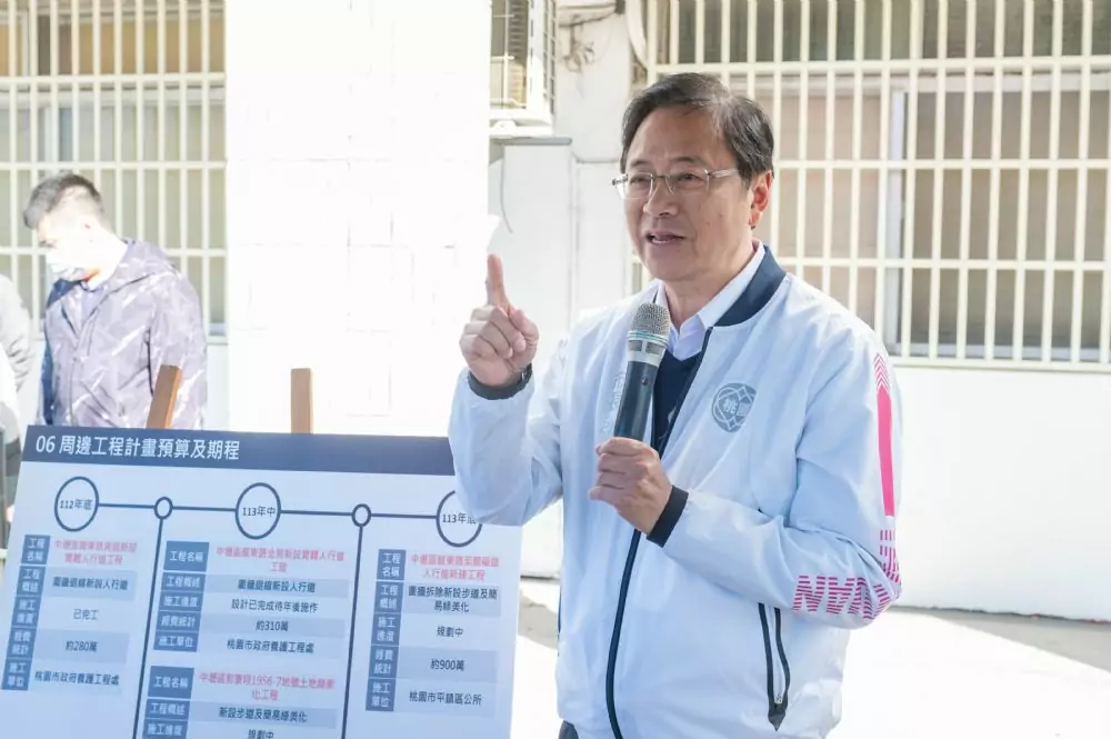 中壢龍東路軍營圍牆退縮 打造行人友善空間 中壢龍東路軍營圍牆退縮 打造行人友善空間