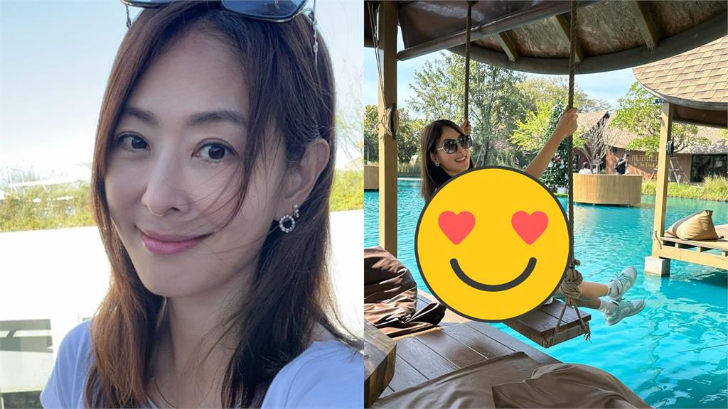 賈永婕曼谷跨年「洋裝整件破洞」!盪鞦韆「凹出巨大U」網看跪了