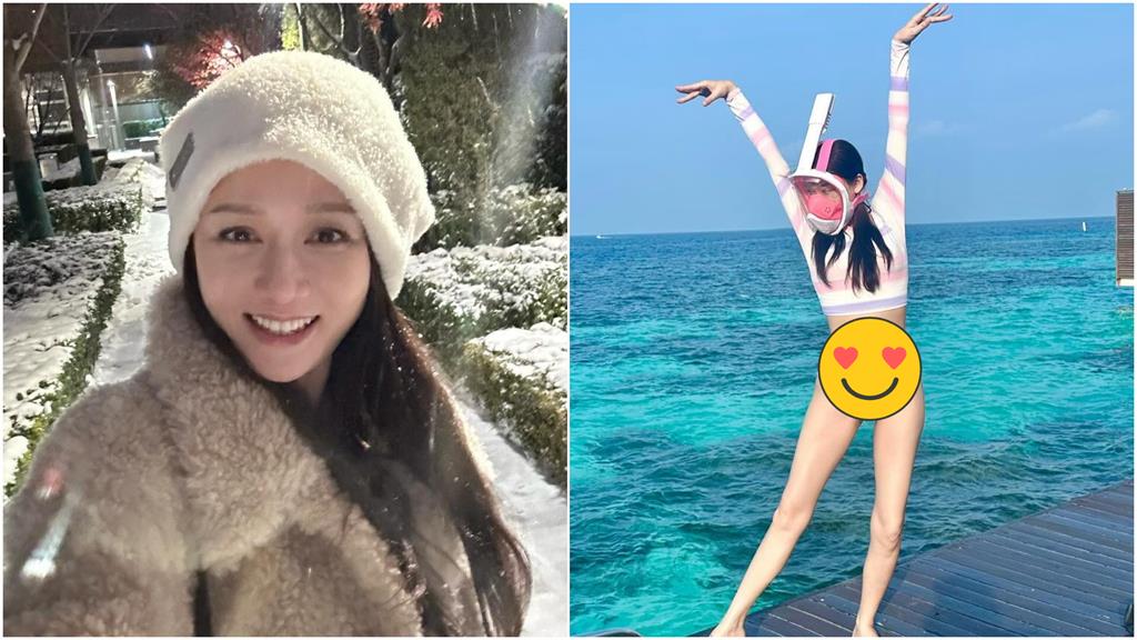 陳喬恩PO泳裝照「黑三角領域」全扒開!手一抬好身材險走光