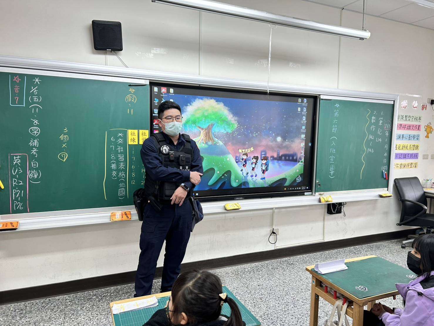 蘆竹警深入校園反詐 強化學子識詐觀念 387267