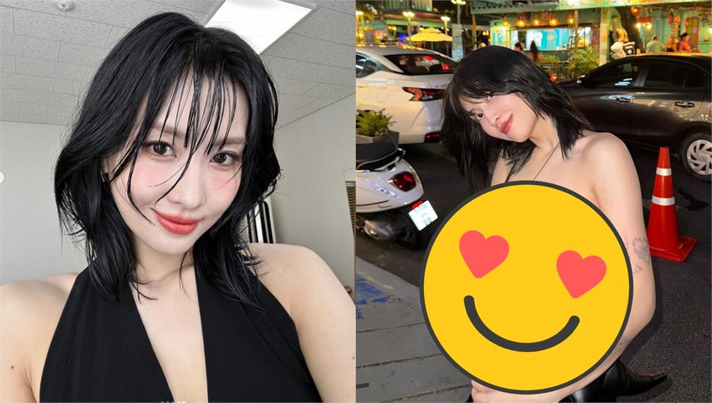 夜市刺青辣妹馬甲下滑衝出巨獸!抬頭竟是TWICE「腹肌擔當」