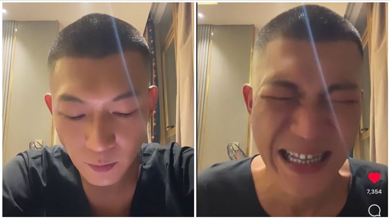 鳳梨痛哭揭馮語婷身份 線上觀看數超驚人