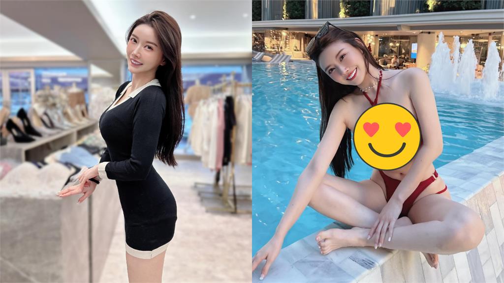 最兇闆娘比基尼太猛!擠出「倒立愛心」萬網瘋朝聖