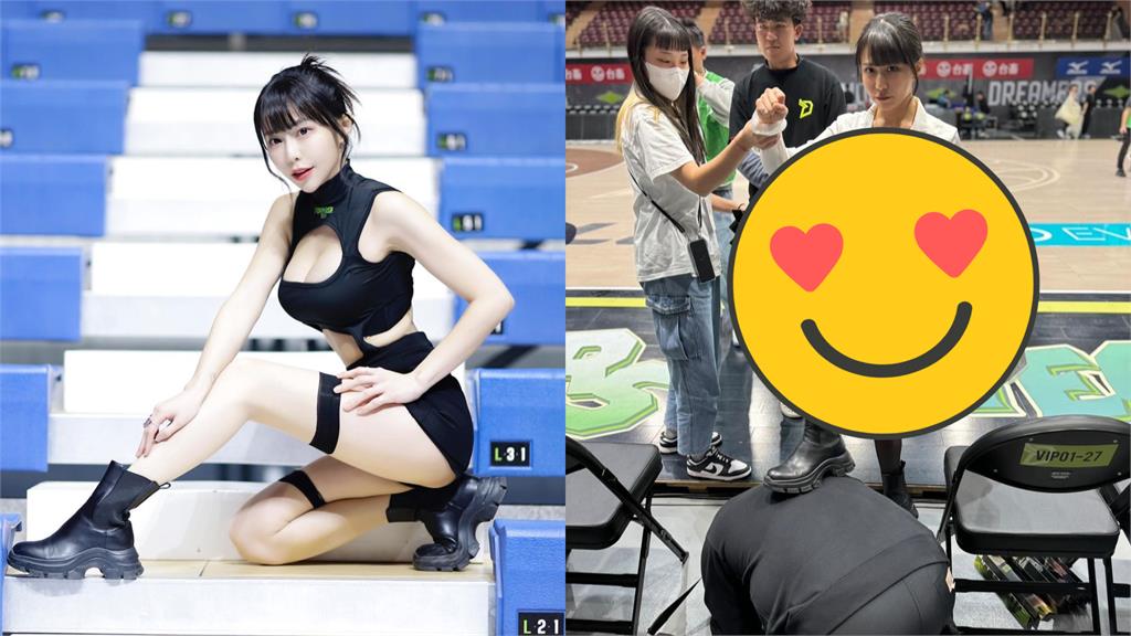 梓梓襯衫解扣化身黑絲OL!滿足同事要求「辣腿猛踩」