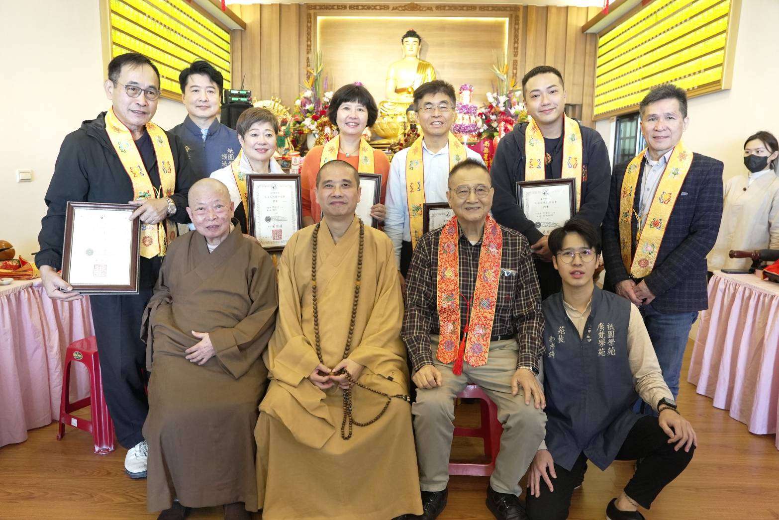 湄洲媽祖祖廟台灣辦事處天后文化藝術協會成立 蔡輔雄到場見證