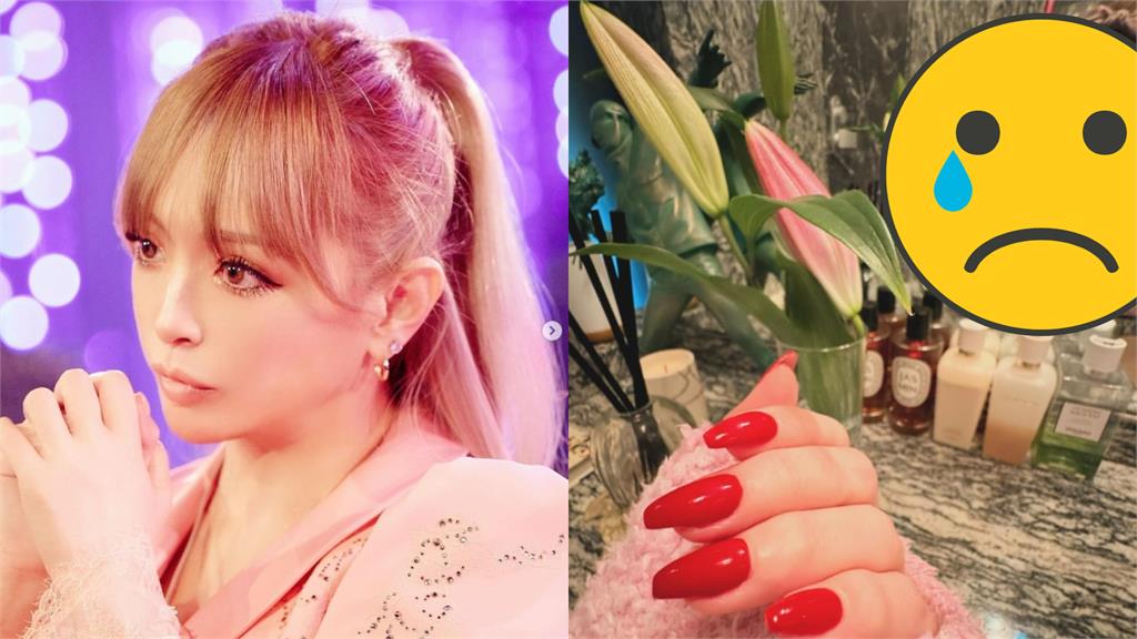 濱崎步拍美甲..鏡中反射素顏真面目!髮際線退潮差很大網嚇爛