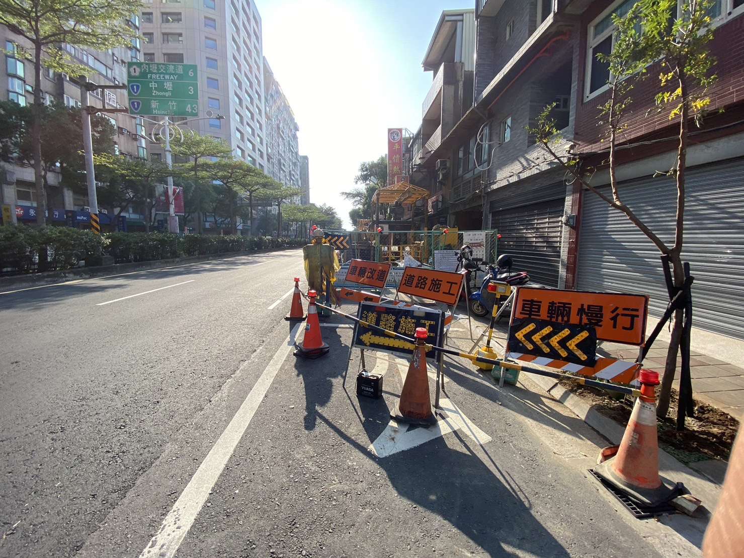 保持春節道路暢通!桃園污水下水道施工暫停