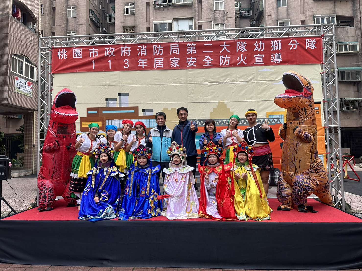 桃消第二大隊楊梅社區積極宣導消防概念 S 17784836 0