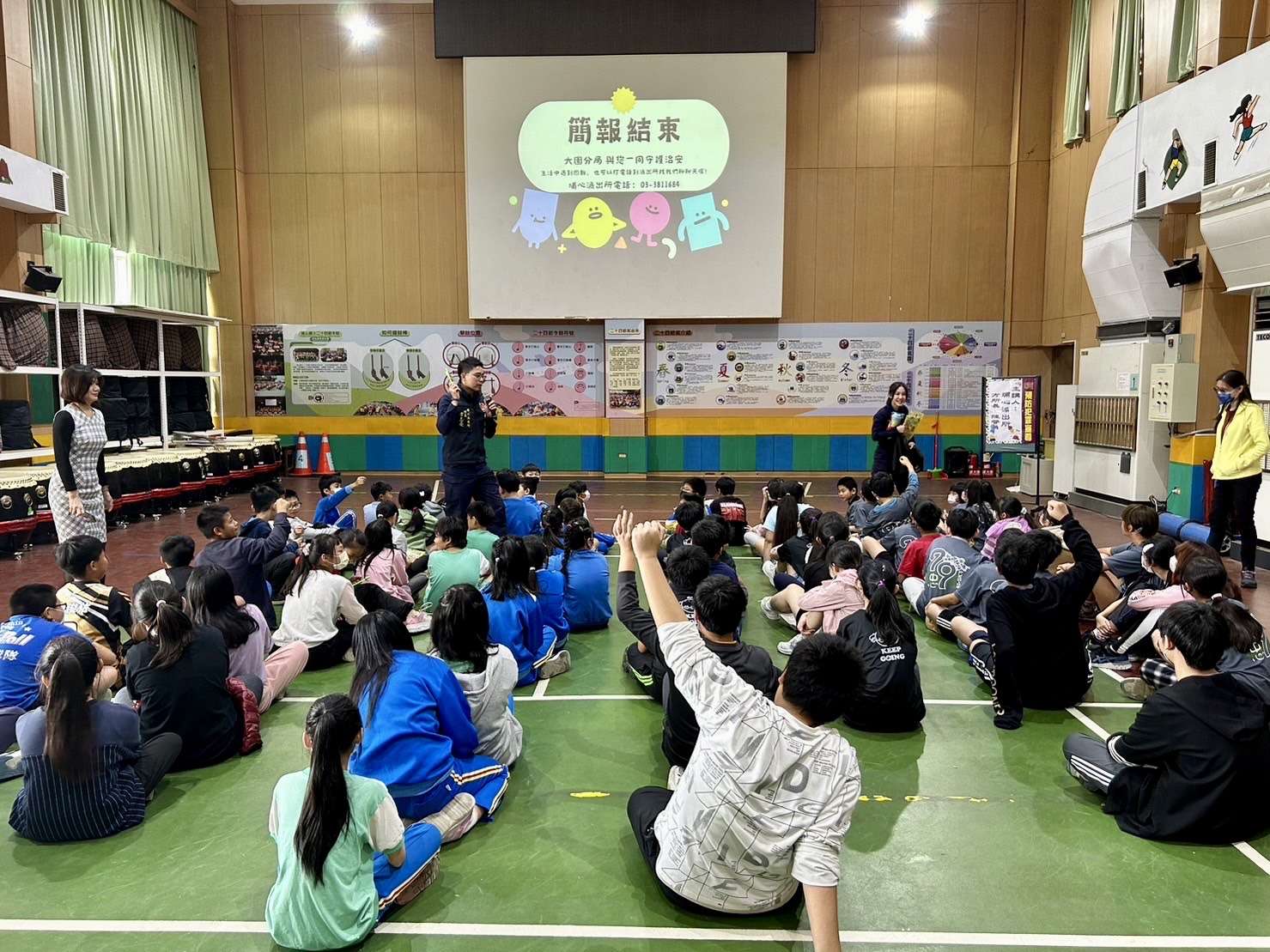 大園警前進埔心國小 寒假前強化學童安全意識 S 48111652