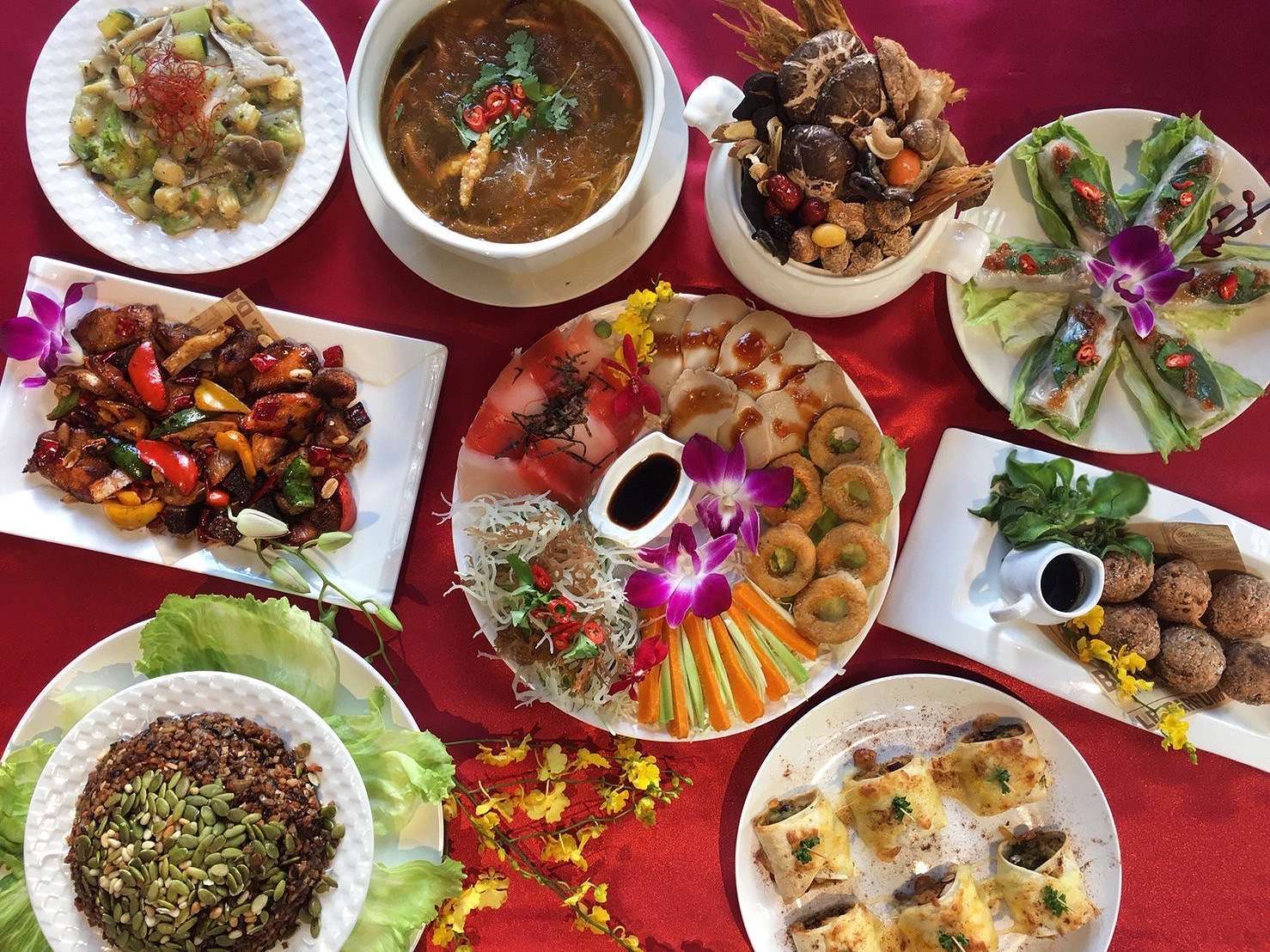 「赤崁璽樓」健康養生即是財富,蔬食年菜美味開運