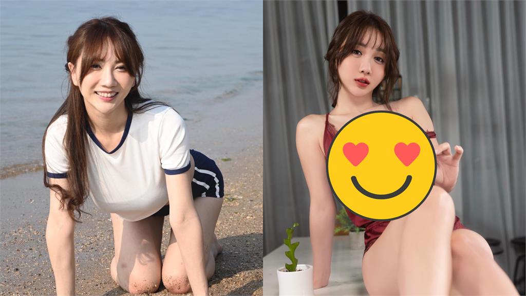 小珍奶睡衣「深V大開」!解開綁帶「邪惡弧線」全被拍