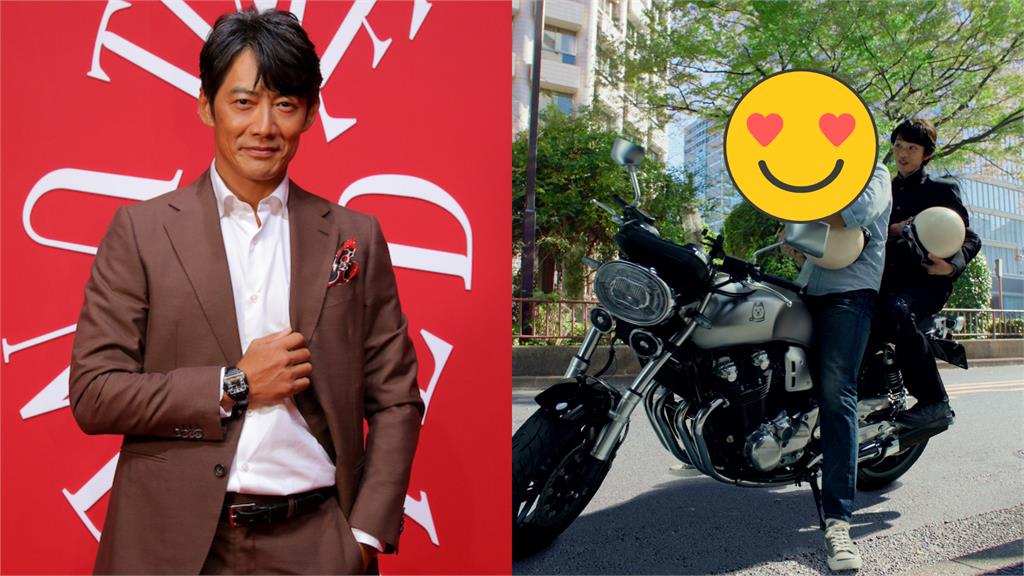 「超帥重機大叔」一脫安全帽竟是反町隆史!50歲真面目震撼網