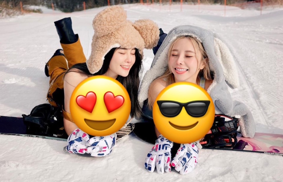 最性感熊兔!林真亦、巫苡萱「穿這樣趴雪」網:極度好看