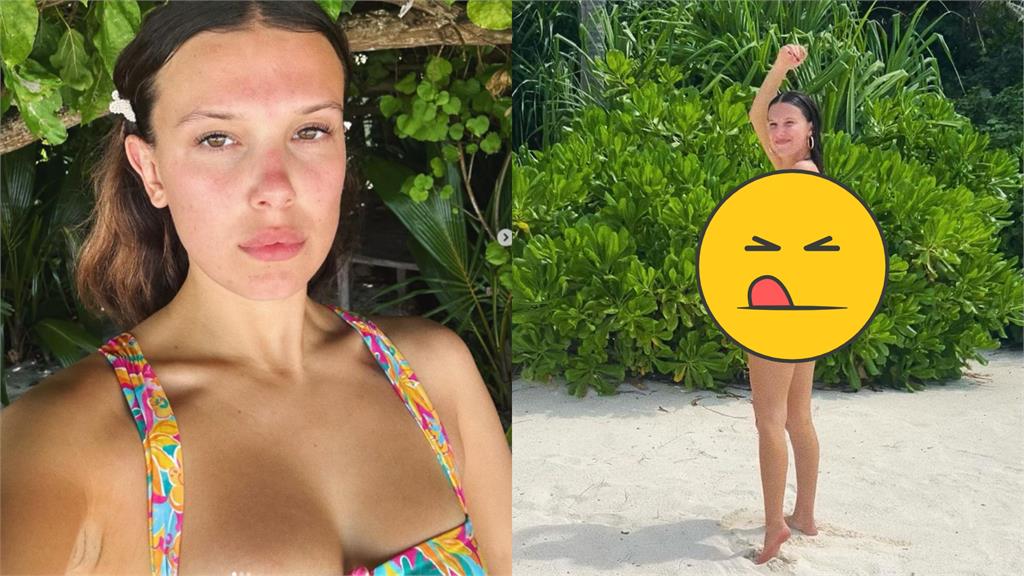 《怪奇物語》小11高衩比基尼太小!一轉身「曬傷桃太郎」大噴裝