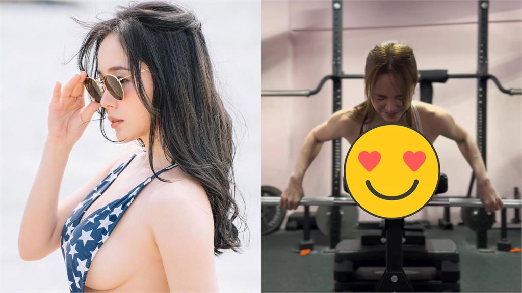 波波蓁重訓趴椅「壓力太大」!絕頂視角「上下回彈」網猛盯:真香