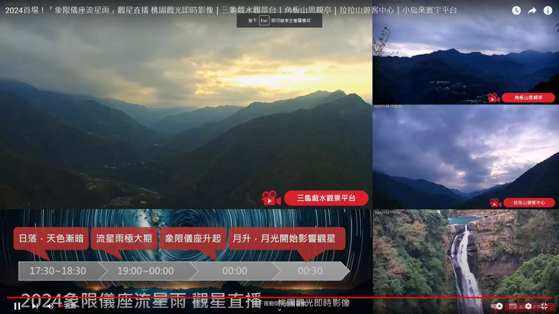今晚在家看直播追流星雨!桃園觀旅局長周柏吟:記得許願 今晚在家看直播追流星雨!桃園觀旅局長周柏吟:記得許願