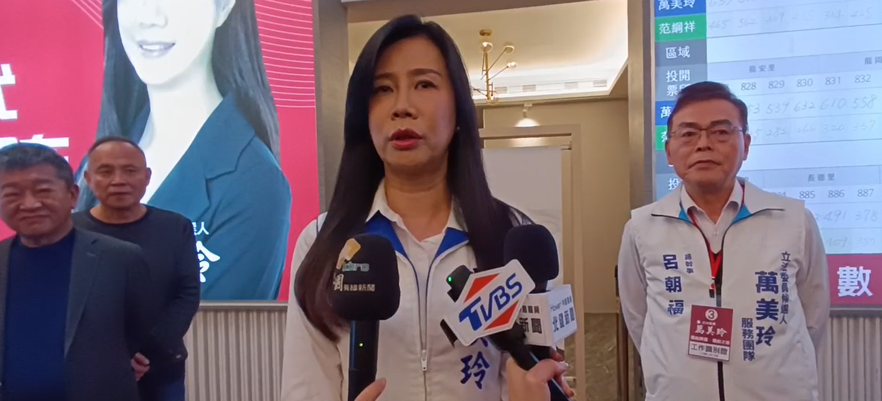 桃園第4選區立委萬美玲自行宣布當選 承諾繼續為下一代努力 螢幕擷取畫面 228 e1705146108200