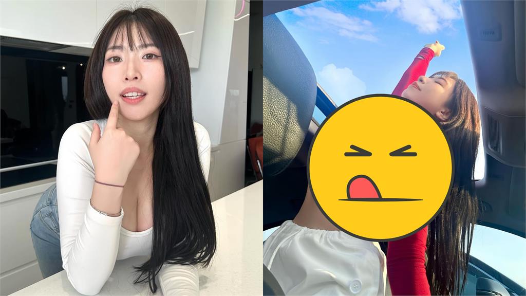 二壘妹甜曝寫真進度!探出天窗死扛「沉重巨物」網暈:太厲害