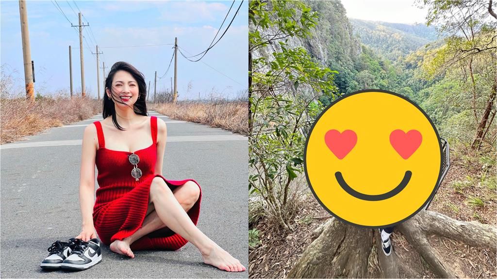 近看山不小!正妹「中路清涼攻頂」轉身竟是阿喜 網歪樓:山好大
