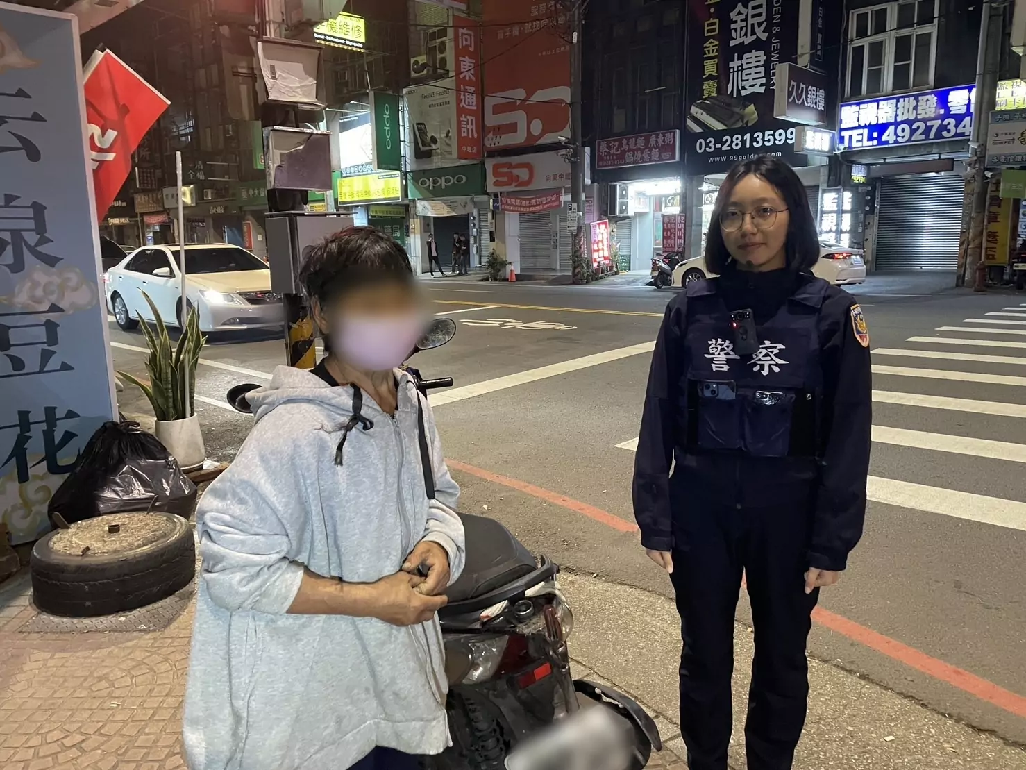 老婦機車不見心急如焚 壢警靠這招1小時火速尋回 老婦機車不見心急如焚 壢警靠這招1小時火速尋回