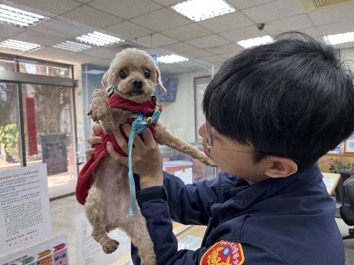 毛小孩市場走失 警助協尋重回飼主懷抱 1720052