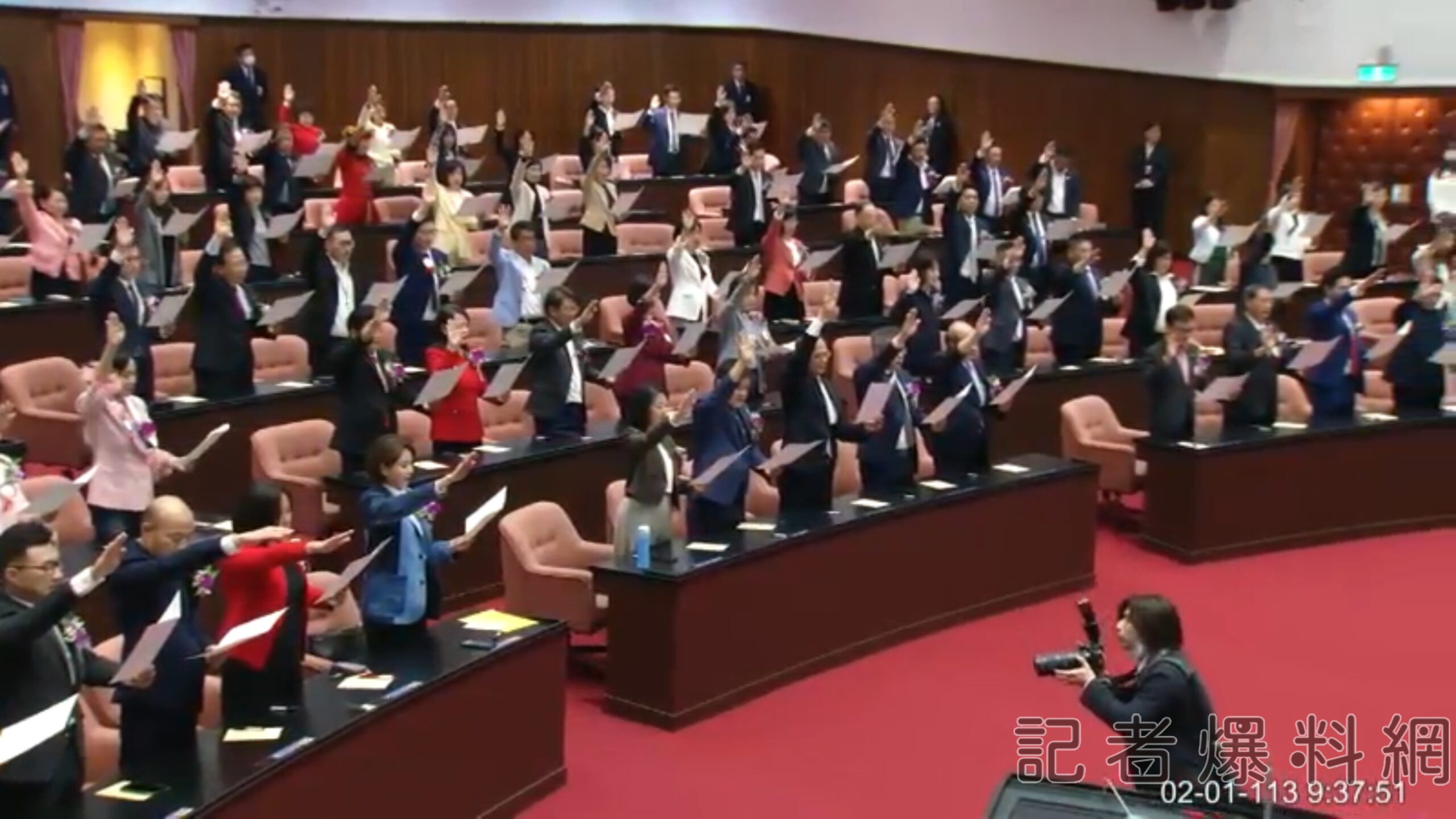 第11屆立委報到 立院龍頭第一輪選舉恐難產