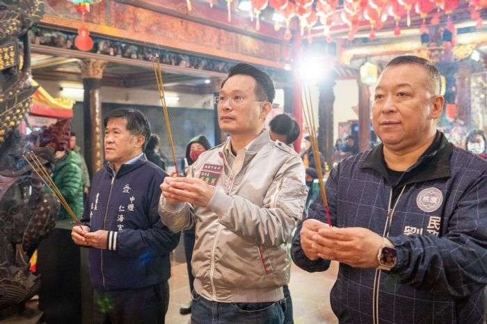 中壢仁海宮元宵迎天穿 猜燈謎體驗傳統遊藝文化 20240224213658405