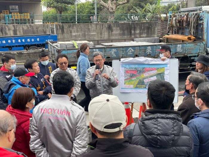 20年壅塞無解桃圳路將解決 桃市府規劃新闢右轉專用車道 20240227200419314