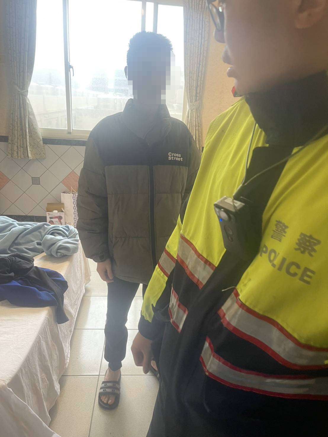 輕度智障男1原因離家出走 大園警苦勸助團圓 345876 複製