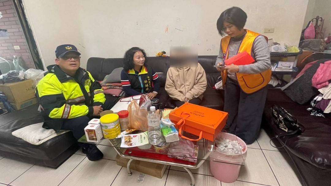 蘆竹分局積極推動社區警政 協助弱勢家庭安心過好年 393634