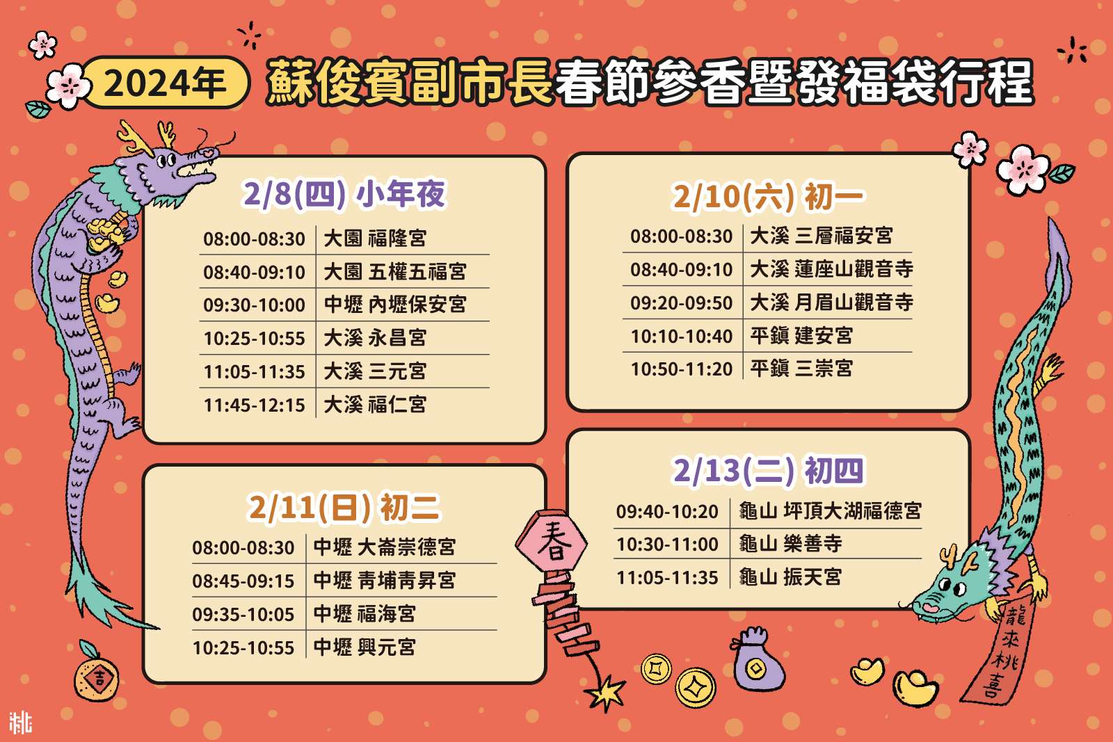 張善政春節參香行程出爐 「桃喜祥龍」福袋等你來拿 425471943 801334038704625 6558622800292606878 n