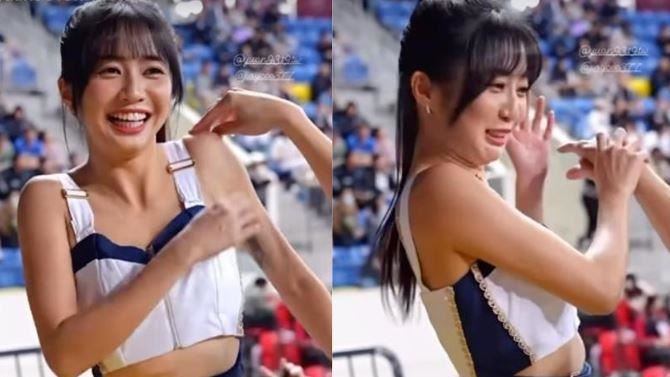 慈妹在球場遇鹹豬手 肩帶險被扯下畫面曝