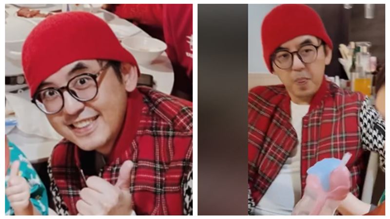 黃子佼龍年悄復出 孟耿如圍爐陪說吉祥話