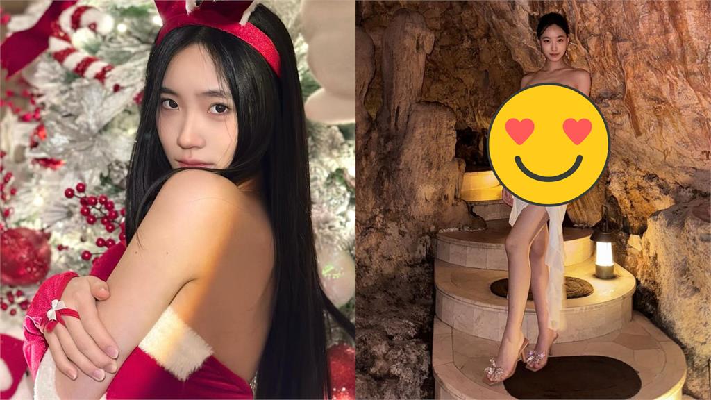 小S次女洞穴解鎖超模體態!布料裂出「倒V峽谷」網驚:美到超標