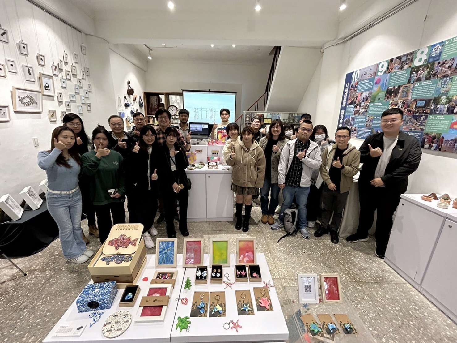 龍華科大USR計畫成果展 結合新屋石滬文化推廣永續觀念