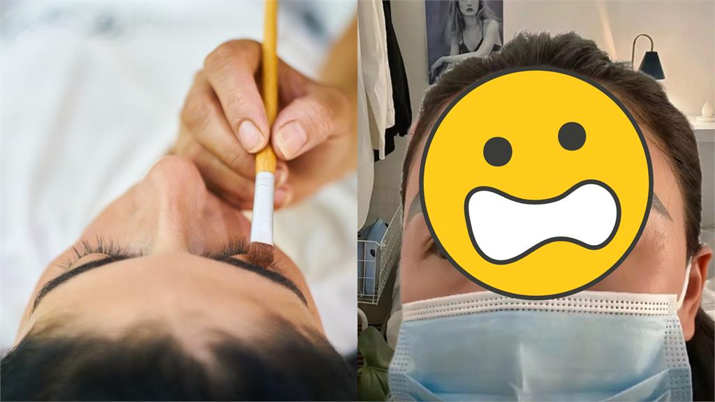 妹子紋眉遇「菜鳥學徒」!極粗「海苔眉毛」全網看傻