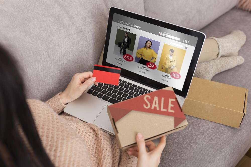 discount shopping season with sale