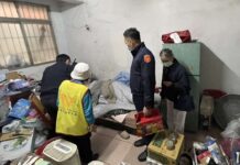 壢警攜手慈濟送暖 關懷80歲獨居長輩